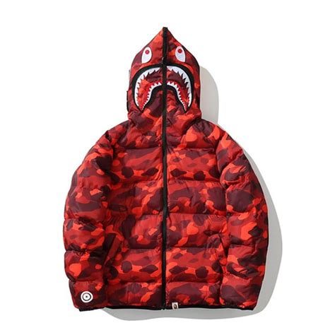 red camo bape jacket replica|bape sweatpants.